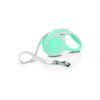 Extra Small Retractable Dog Leash in Light Blue and Grey with Comfort Tape