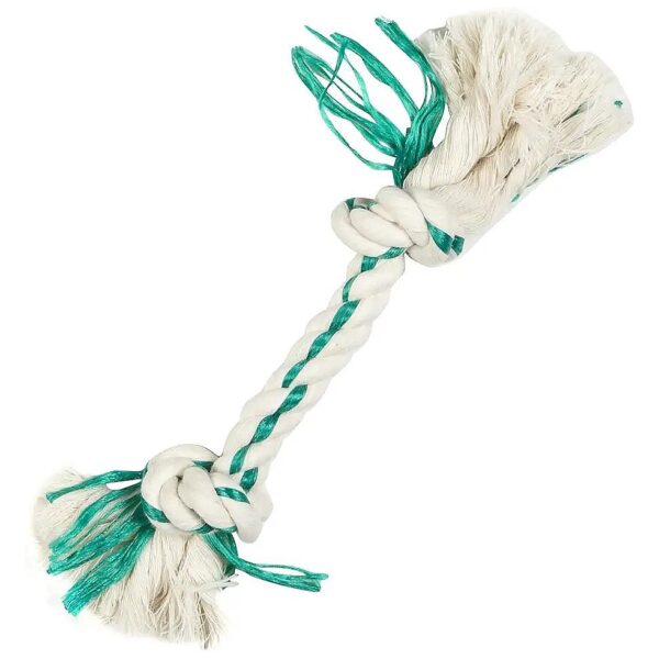 Extra Small Rope Bone with Spearmint Flavor and Floss for Dog Dental Care