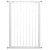 Extra Tall White Indoor Pet Gate for Large Dogs and Small Pets