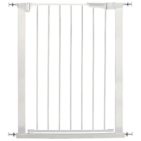 Extra Tall and Wide Metal Baby Safety Gate with Auto Close and Adjustable Fit