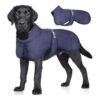 Extra Warm Dog Winter Coat with Buckle and Fleece Turtleneck for Small Medium Large Dogs