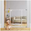 Extra Wide Baby Gate for Stairs and Doorways, Safe Auto-Close Pet Gate