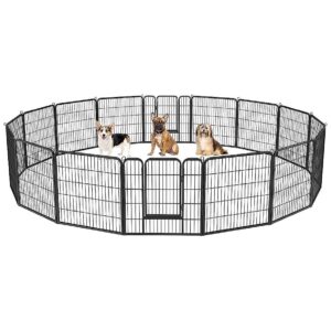 Extra Wide Dog Playpen for Large Medium Small Animals 32 Inch Height