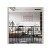 Extra Wide Steel Baby Gate with Walk Through Door for Pet and Child Safety