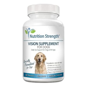 Eye Health Supplement for Dogs with Lutein and Zeaxanthin Vitamin C and E