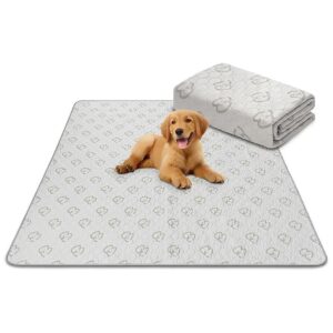 FXW Washable Dog Pee Pads for Playpens, Super Absorbent and Waterproof, 63x63 inch