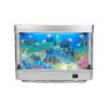 Fake Fish Tank Decorative Lamp with Tropical Fish and Water Motion for Gift