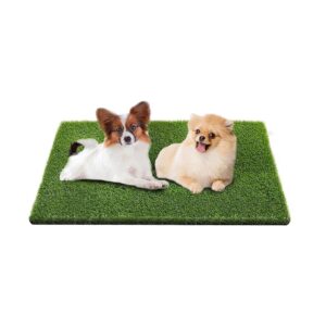 Fake Grass for Dogs Pee Pads Pet Grass Mats with Drainage Hole and Easy Cleaning