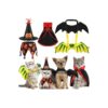 Family Friendly Halloween Pet Costume Set for Cats and Small Dogs