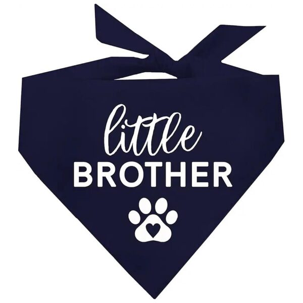 Family Matching Dog Bandanas in Navy, OS, 100% Cotton, Unique Gift Idea for Dog Lovers