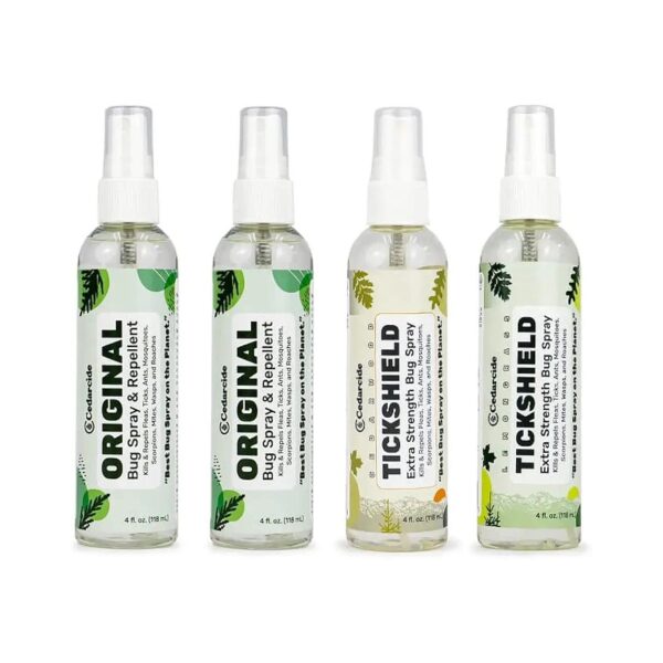 Family Safe and Eco Friendly Insect Repellent Spray Kit with Natural Essential Oils