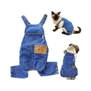 Fashion Dog Shirts & Pant Sets for Small Medium Dogs and Cats Comfortable Puppy Costumes