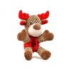 Fashionable Christmas Elk Design Squeaky Dog Toy for Puppy Small Medium Pets