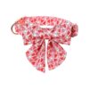 Fashionable Dog Bow Tie Collar with Metal Buckle and Adjustable Fit for Girl Pet Gifts