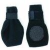 Fashionable Pet Boots Arctic Fleece Medium Black for Slip-Free Indoor Wear