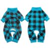 Fashionable and Functional Dog Onesie Pjs for Small Medium Dogs in Blue