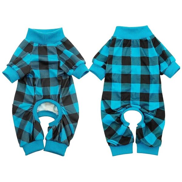 Fashionable and Functional Dog Onesie Pjs for Small Medium Dogs in Blue