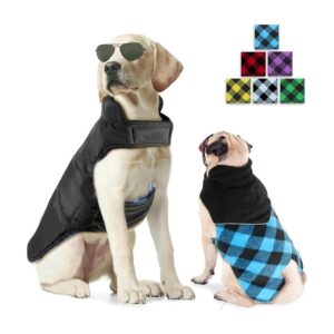 Fashionable and Functional Dog Winter Coat - Water-Repellent and Warm with Adjustable Fit