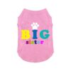 Fashionable and Stylish Letter Printed Big Sister Vest for Small to Large Dogs