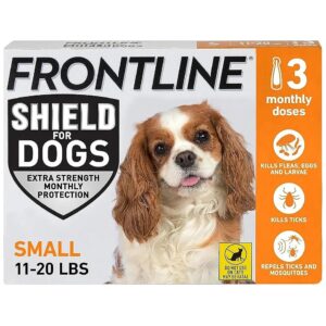 Fast-Acting Flea and Tick Treatment for Small Dogs 11-20 lbs