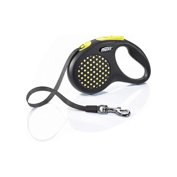 Fast-Action Brake System Dog Leash with Reflective Nylon Tape S Size