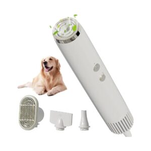 Fast Drying Pet Dryer for Dogs and Cats with 3 Airflow Speeds and 3 Temperature Modes