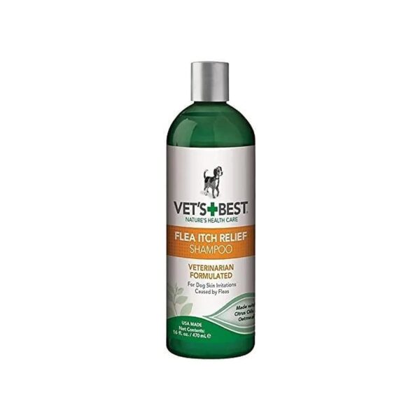 Fast Relief Shampoo for Flea Bites and Infestations in Dogs