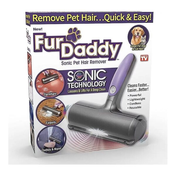 Fast and Gentle Pet Fur Removal Device with Sonic Technology