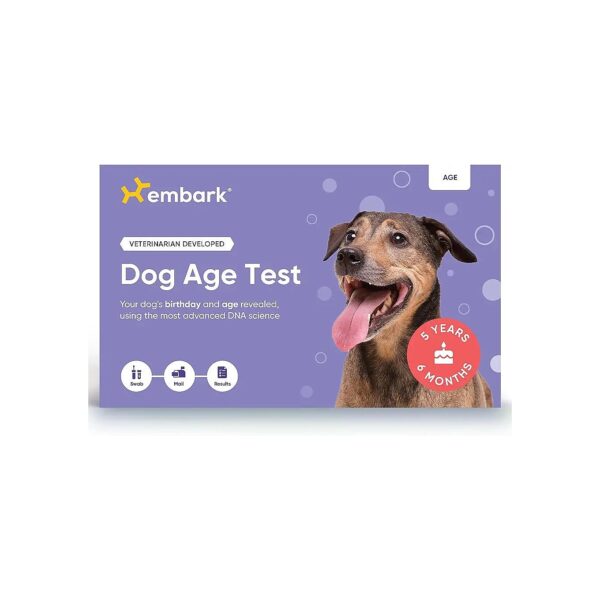 Fast and Reliable Dog DNA Age Test Kit with Life Stage Guidance for Older Pets