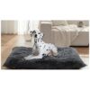 Faux Fur Plush Crate Pad in 3 Sizes for Small, Medium, and Large Dogs