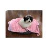 Faux Mink Pet Blanket for Puppies and Kittens, 30x40, Soft Pink, Machine Washable