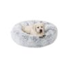 Faux Rabbit Fur Donut Cuddler Bed for Small and Large Breed Dogs and Cats