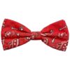 Festive Red Small Bow Tie for Dogs and Cats with Machine Washable Fabric