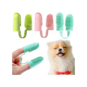 Finger Toothbrush for Easy Teeth Cleaning, Safe for Dogs and Cats