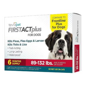 Fipronil and S-Methoprene Based Flea Treatment for Extra Large Dogs with 6 Monthly Doses