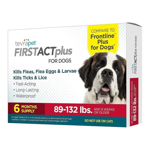 Fipronil and S-Methoprene Based Flea Treatment for Extra Large Dogs with 6 Monthly Doses