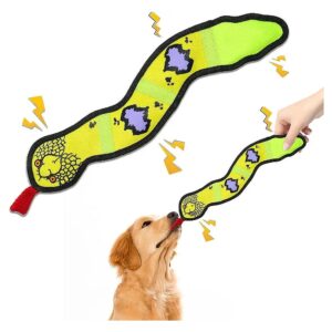 Firehose Dog Toy with Squeaky Snake for Small and Middle Breeds