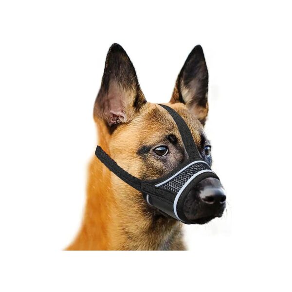 Fit Nylon Muzzle for Small to Large Breed Dogs - Soft and Breathable Design