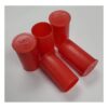 Five Pack Red Plastic Muzzle Cover Caps for Small Medium Large Breeds