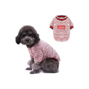 Flannel Dog Coat for Small Breeds Cats and Dogs Winter Warm Comfortable Sweater