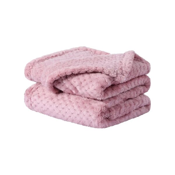 Flannel Fleece Bed Blanket with 330GSM Soft Warm Material for Winter Nights