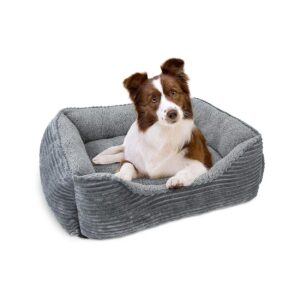 Flannel and Lamb's Fleece Material Extra Large Dog Bed for Winter and Spring