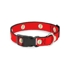 Flash Logo Red White Yellow Collar Fits 11 17 Neck Size 1 Wide