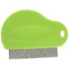 Flea Comb for Cats and Dogs with Tightly Spaced Pins