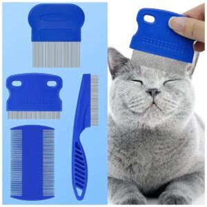 Flea Lice Comb for Cats and Small Medium Large Pets - All Hair Types