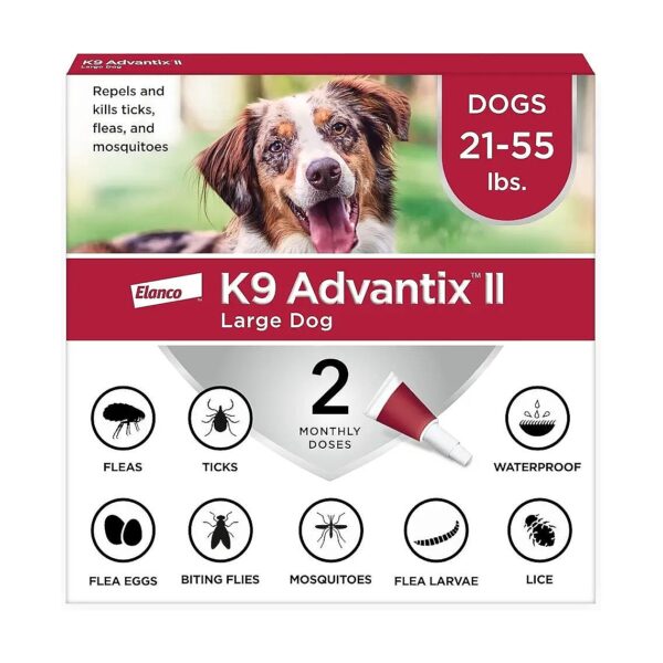 Flea, Tick, and Mosquito Prevention for Large Dogs with Natural Ingredients