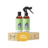 Flea and Tick Control Shampoo and Spray Kit for Dogs with 12 oz Volume