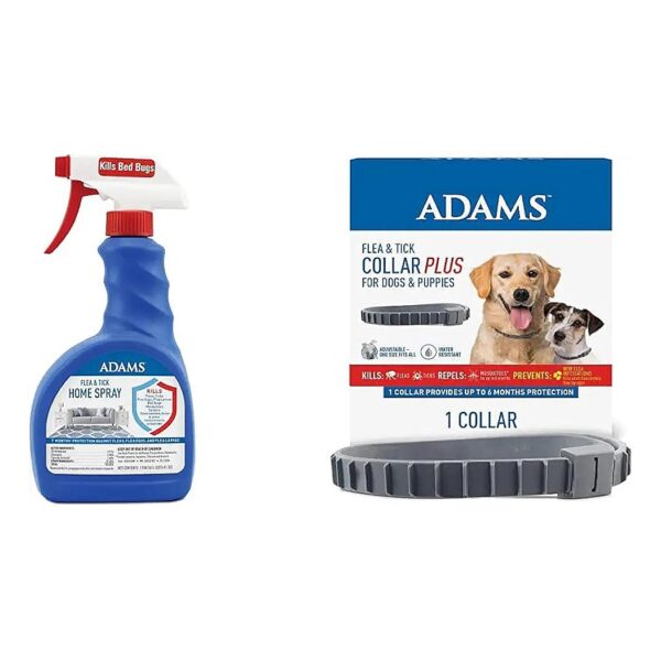 Flea and Tick Dog Collar with Home Spray for Long Lasting Protection