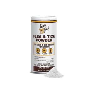 Flea and Tick Powder for Dogs and Furniture - Odorless and Safe