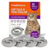 Flea and Tick Prevention Collar for Cats Kitten 4 Pack 24 Month Protection and Prevention